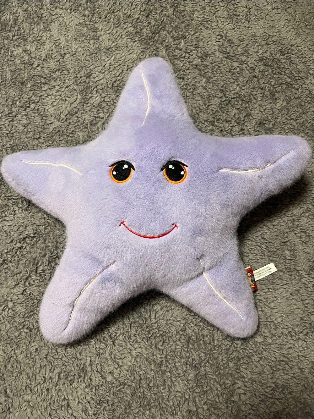 Adventure Planet Plush Purple Starfish Stuffed Toy Cute Smiling Sea Star 17 inch